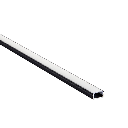 Profile banda led, RigelSLIM Surface 2m Aluminium Profile/Extrusion Black