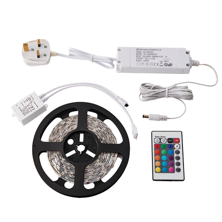 Flexline 12v 5m kit rgb 24w sw rgb