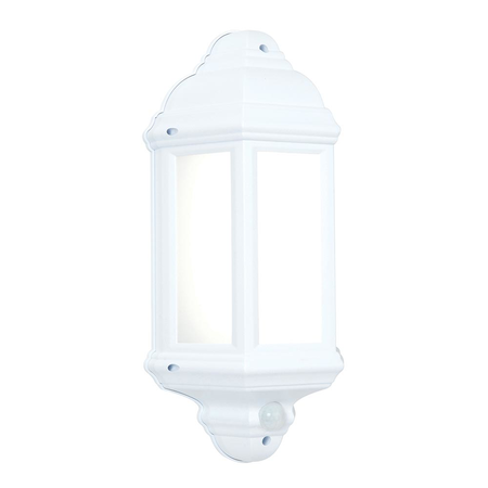 Aplica pentru iluminat decorativ exterior, Halbury PIR 1lt wall IP44 7W cool white