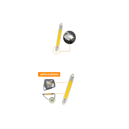 Bec Led – Proiector Rx7 RTCS 12w/6400k/140mm