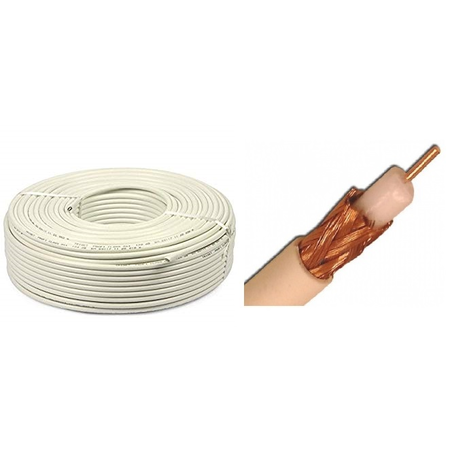 Cablu coaxial rg6 cu/cu 690 (1+32) - rola/100m