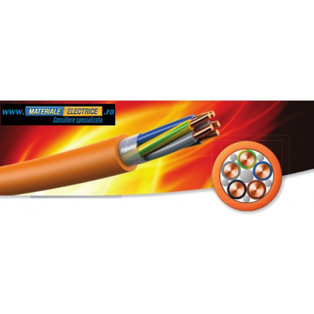 Cablu nhxh cu intarziere la foc, fara halogenuri 3x185+95