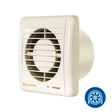 Blauberg Ventilator axial diam 125mm cu timer, valva antiretur, rulment