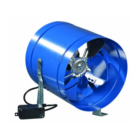 Ventilator axial metalic pt tubulatura fi 207mm, 405mc/h