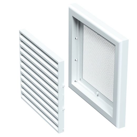 Grila ventilatie 154x154mm mv 100s