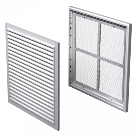 Vents Grila pvc 214x250mm, plasa antiinsecte