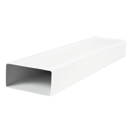 Vents tub rectangular pvc, 110*55mm, l 3000mm