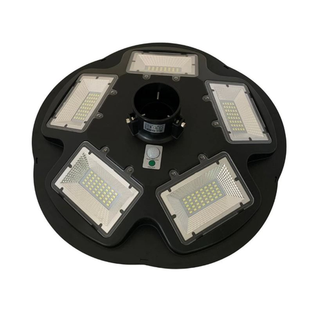 Lampa solara 250w, li-ion, flux luminos 2400 lm, senzor de miscare, ip65, 6400k, telecomanda