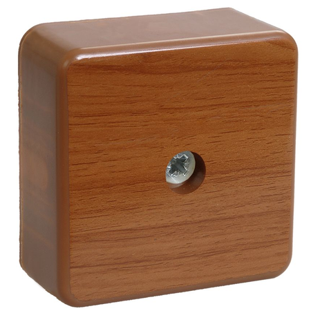 KM41206-05 pull box pentru montaj aparent 50x50x20 mm oak (4 Clema s 3mm2)