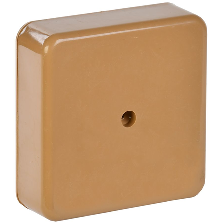 KM41212-03 pull box pentru montaj aparent 75x75x20 mm lightwood (6 Clema s 6mm2)