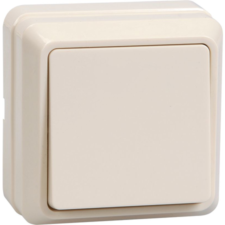 VS20-1-0-okm Buton simplu -buton 10A OKTAVA (cream)