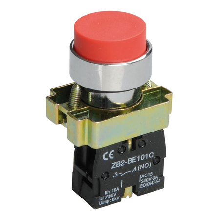 Control buton LAY5-BL41 without bias lighting red 1C