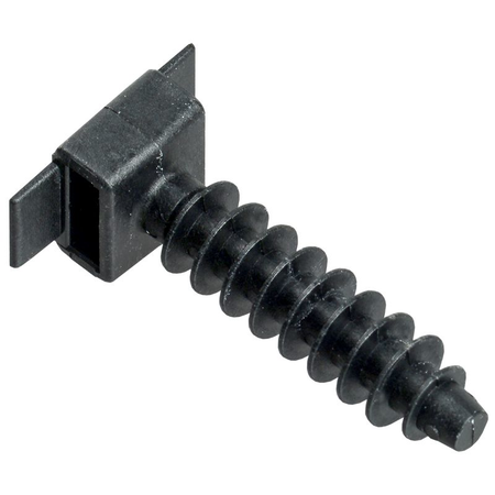 Dowel base bd 30x10mm pentru brida negru (100 pcs)