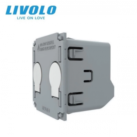 Livolo Modul intrerupator dublu tactil, wireless - control din telecomanda rf, generatia noua