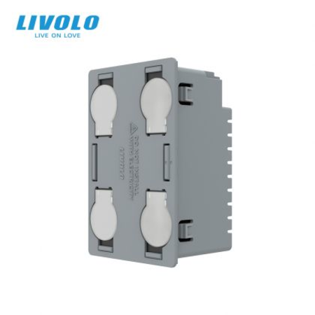 Modul intrerupator cvadruplu, standard italian, cap scara / cap cruce, 3m