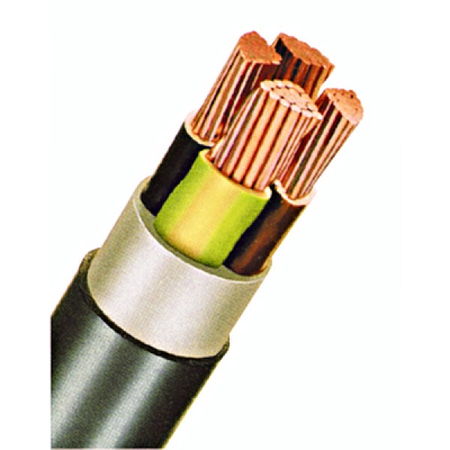 Cablu cupru rigid cu manta ignifugata 3x25+16 nearmat