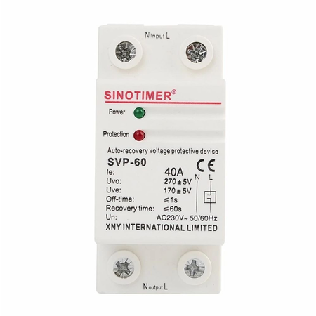 Releu siguranta digitala de protectie tensiune SVP-60 40A