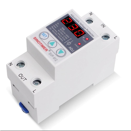 Releu siguranta digitala de protectie tensiune 80A SVP-912 ecran digital LED recuperare automata SVP-912-80A