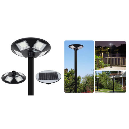 Corp stradal solar led ufo 150w/6400k montaj cap stalp 