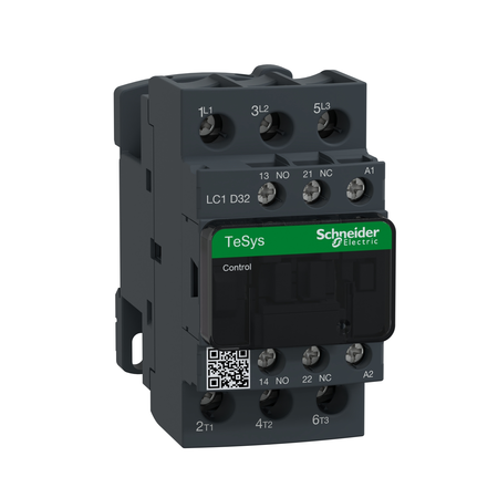 Tesys D contactor - 3P(3 NO) - AC-3 - 440 V 32 A - 230 V AC 50/60 Hz bobina