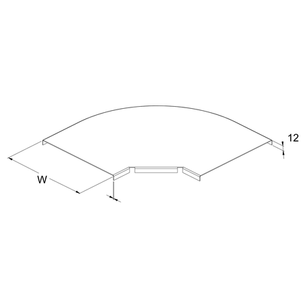 Capac pentru unghi plan 90gr 50 12 0.7