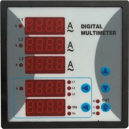 Multimetru digital trifazic 45-65 Hz Trifazic 96x96