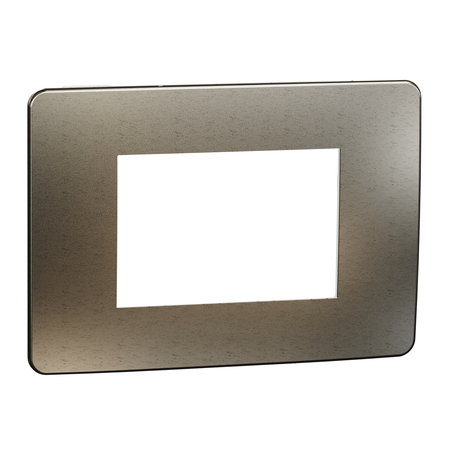 Placa ornament, Unica Studio Metal, 3 module, auriu sau alb