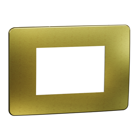 Placa ornament, Unica Studio Metal, 3 module, auriu sau alb