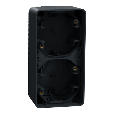 Mureva Styl - aparenta mounted box - doua module vertical- grey