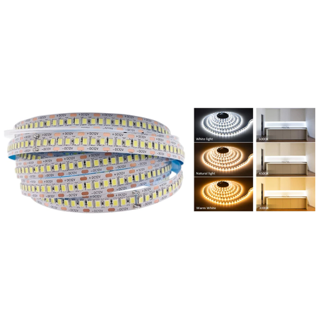 Banda led flexibila IP20 – 2835/240smd/10mm 12w/22w/6000k/rola 5m