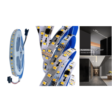 Banda led flexibila IP20 – 2835/8mm/120smd 24v/10w/3000k/rola 10m – IC driver