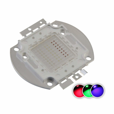 Bec Led ( pastila proiector ) – 50w/RGB (42x42mm)