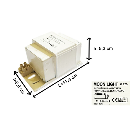 Droser electromagnetic mercur 125w