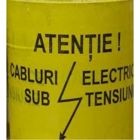 FOLIE AVERTIZOARE CABLURI ELECTRICE F-25cm ( 23grame/ml )