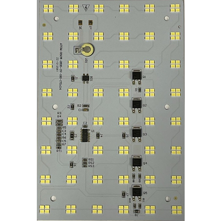 Placa led corp stradal 50w (134x250mm/192smd/2835)