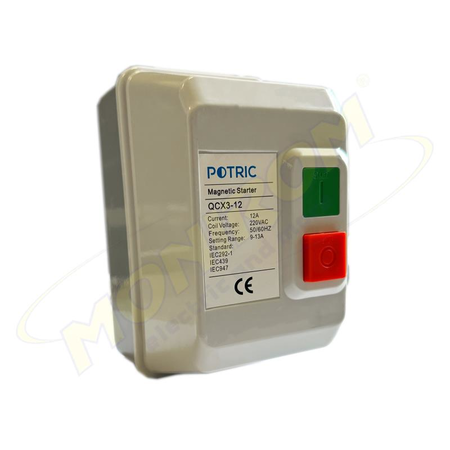 Potric – Motor starter QCX3-12 – 12A/230v