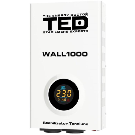 TED-000057 Stabilizator 1000VA – AVR LCD WALL