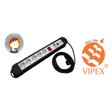 Vipex 43022 Prel protectie la suprasarcina (3×1,0mm) 5P 2m