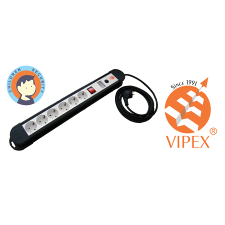 Vipex 43023 Prel protectie la suprasarcina (3×1,0mm) 6P 2m