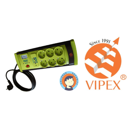 Vipex 43025 Prel protectie la supratensiune (3×1,0mm) 6P USB 3m