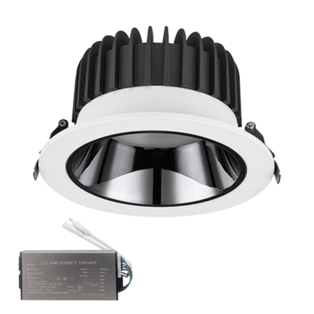 EL-6228 RECESSED LED DOWNLIGHT 30W 6500K WH/GR+EM