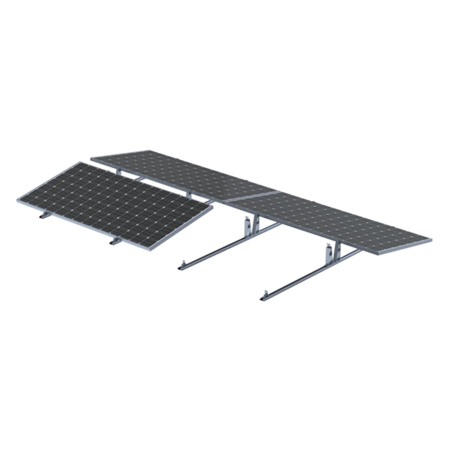 EL-FR04 BALLAST STRUCTURE FLAT ROOF 430W PANEL 10kW,SET