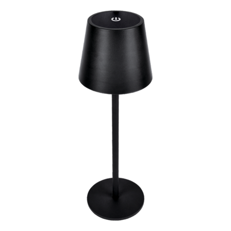 ZARA DIMMABLE TABLE LAMP 3W WITH BATTERY IP44, BLACK