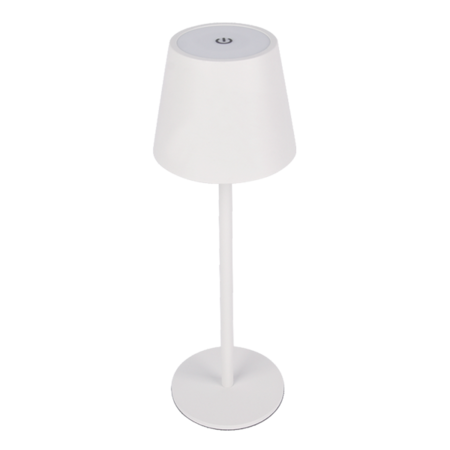 ZARA DIMMABLE TABLE LAMP 3W WITH BATTERY IP44, WHITE