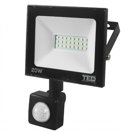 Proiector LED cu senzor 20W 6400K 2000lm, TED