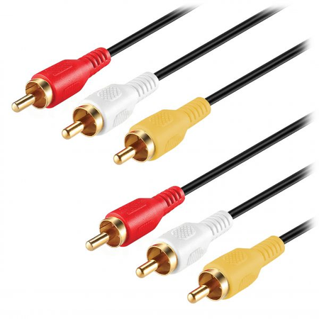 Cablu 3 RCA tata x 3 RCA tata 10 ml. TED284666 EOL