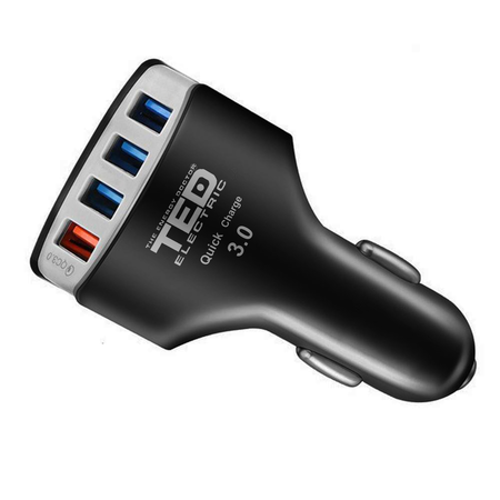 Incarcator auto cu 4 USB Maxim 3.5A FAST CHARGE, TED