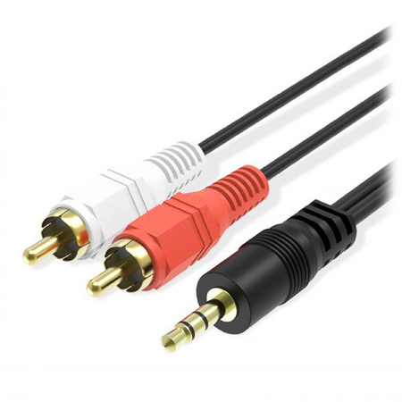 Cablu 2 RCA tata x jack 3,5 stereo tata 5 ml. TED284772