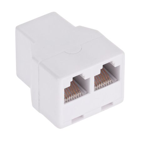 Adaptor UTP doua posturi 8 contacte 1 mama la 2 mama RJ45 TEL0022-2 / TED500925