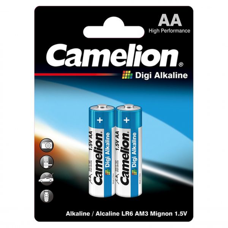 Baterii AA R6, blister 2 Buc. Camelion DIGI